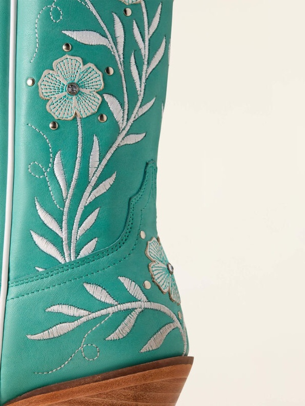 Ariat Romance Leather Western Boot TURQUOISE - Picture 10 of 14